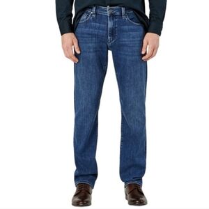 34 Heritage Charisma Relaxed Straight Jean Mens 34 x 30 in Mid Wash